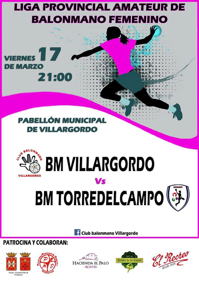 Partido de Balonmano: BM Villargordo vs BM Torredelcampo