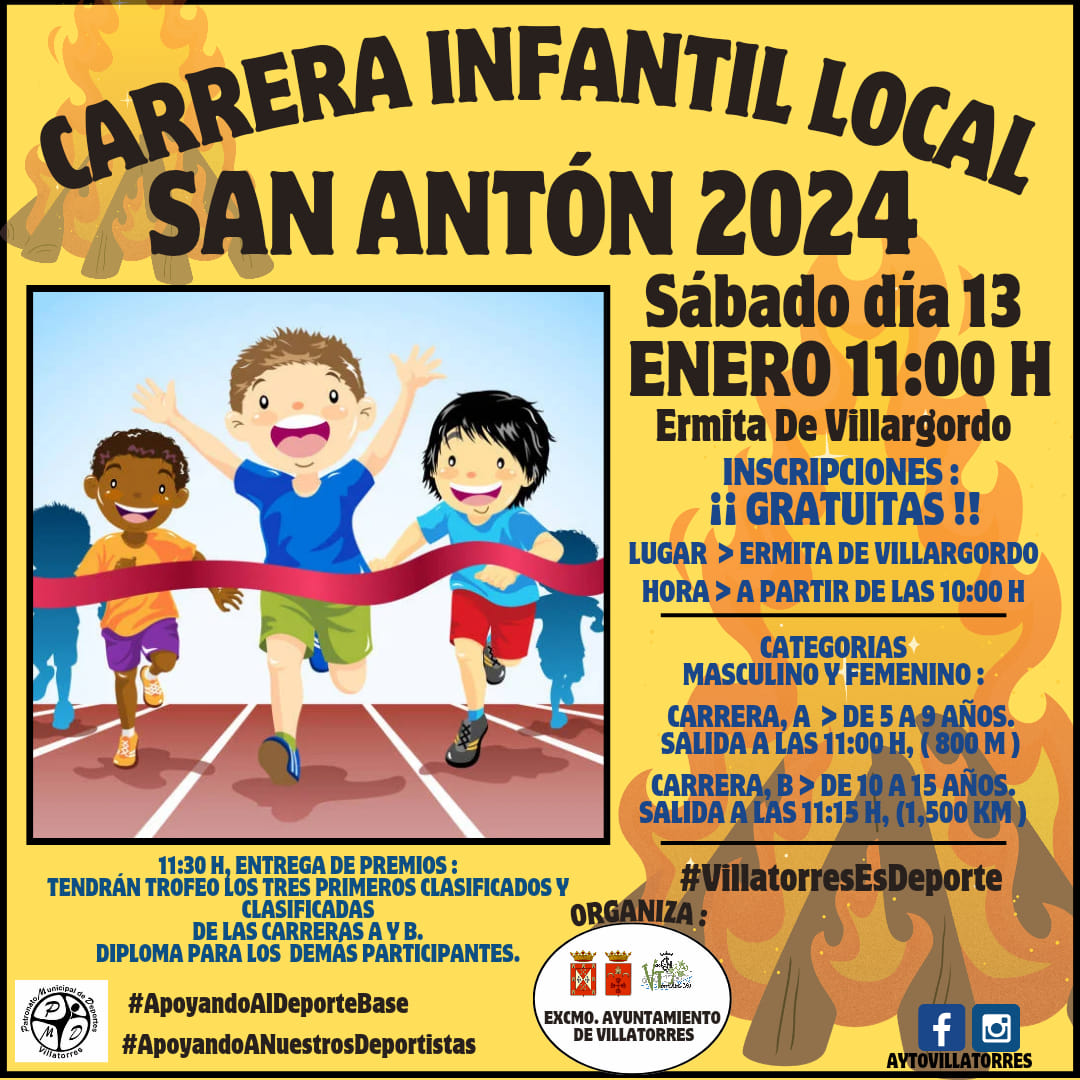 Carrera Infantil Local San Antón 2024