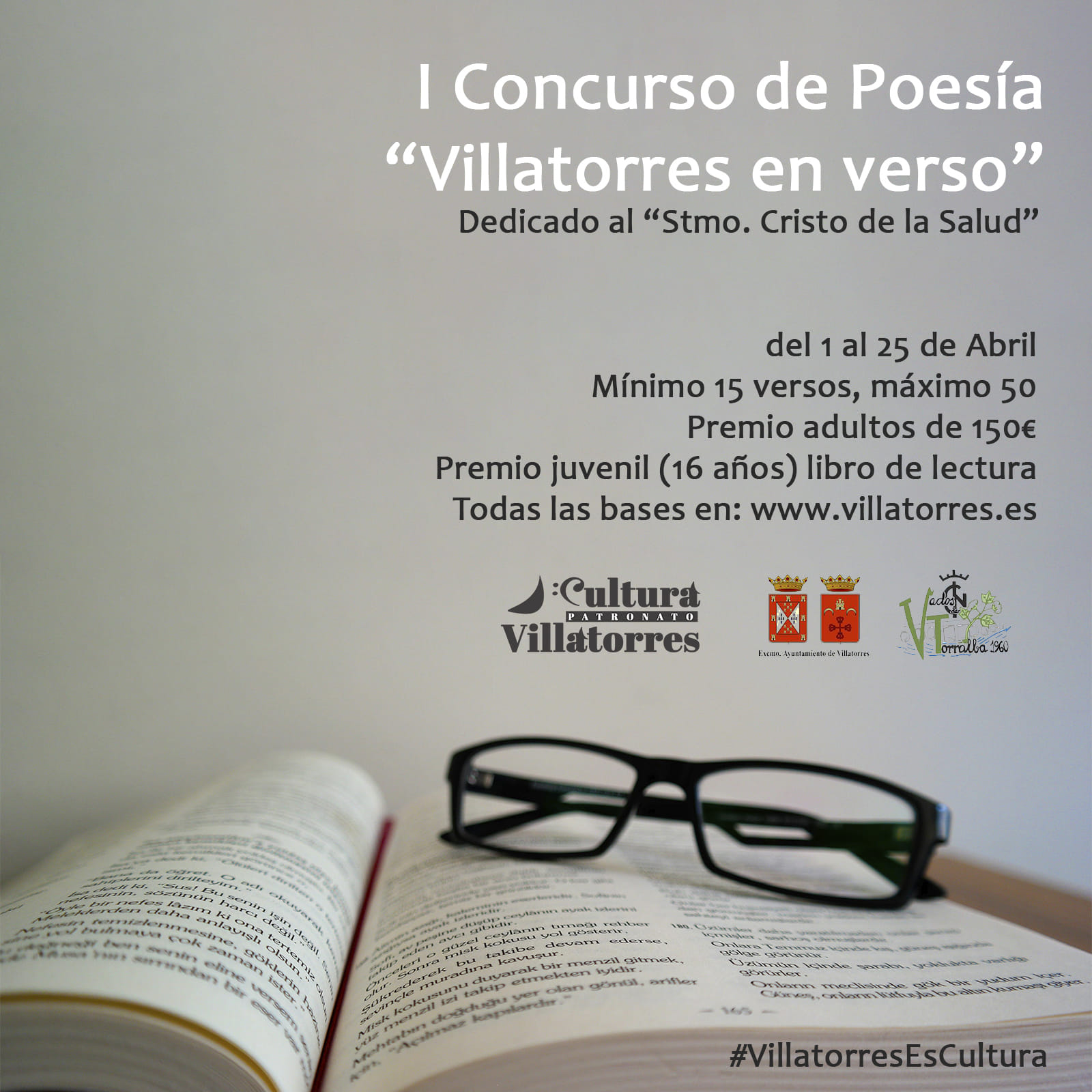 I Concurso de poesía "Villatorres en Verso" dedicado al Cristo de la Salud