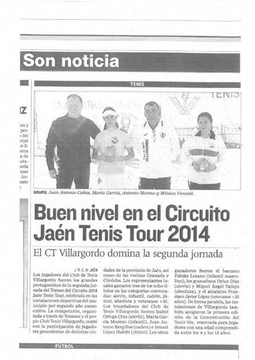 recorte periodico club tenis
