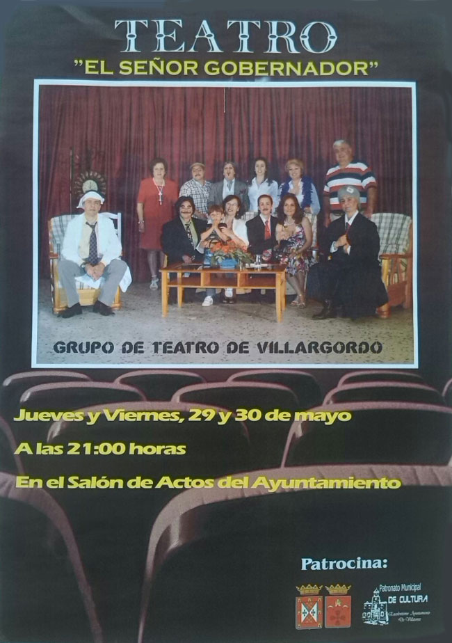 El señor gobernador - Grupo de teatro de Villargordo