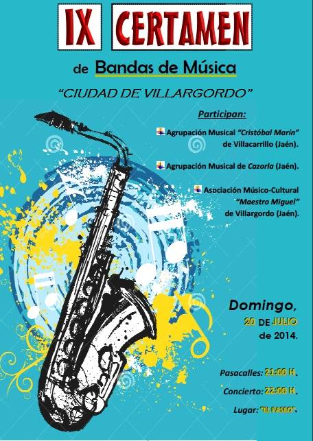 certamen bandas de musica 2014