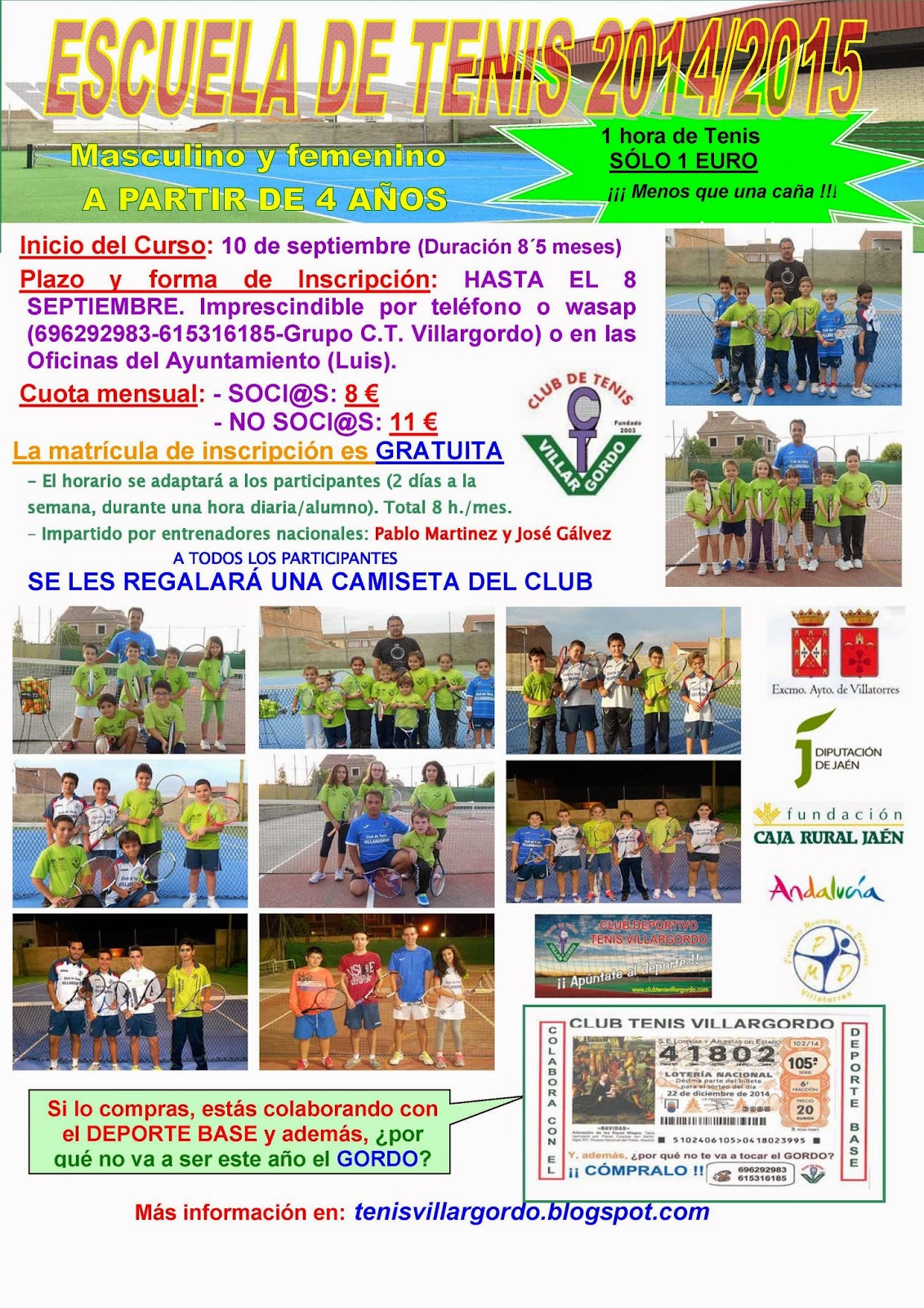 escuela de tenis 
