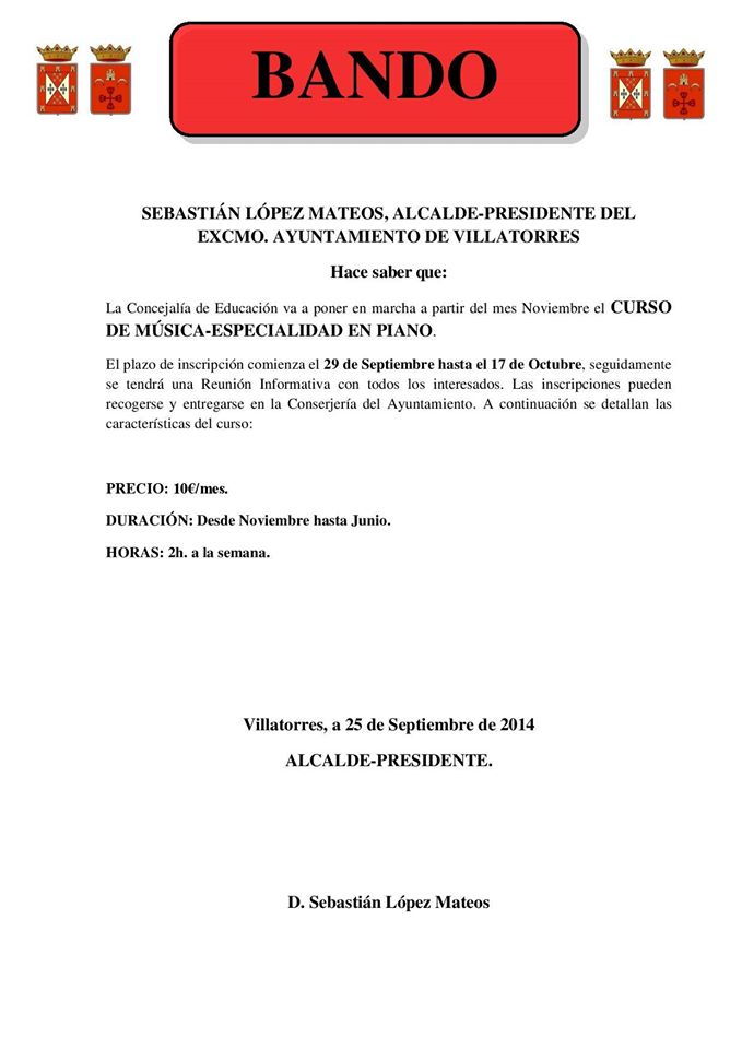 curso de piano