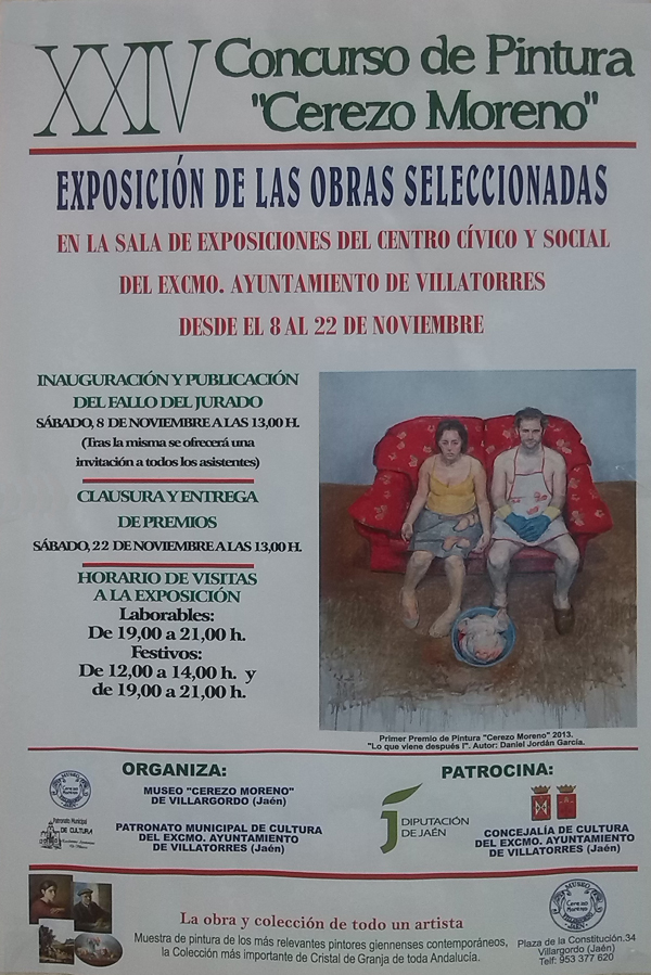 exposicion de pintura cerezo moreno 2014