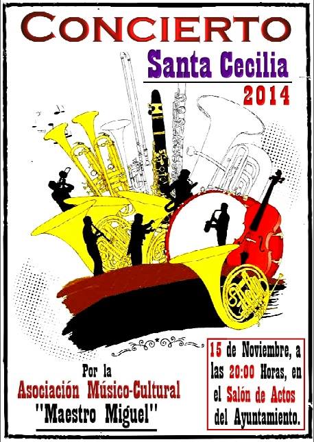 santa cecilia banda maestro miguel 2014