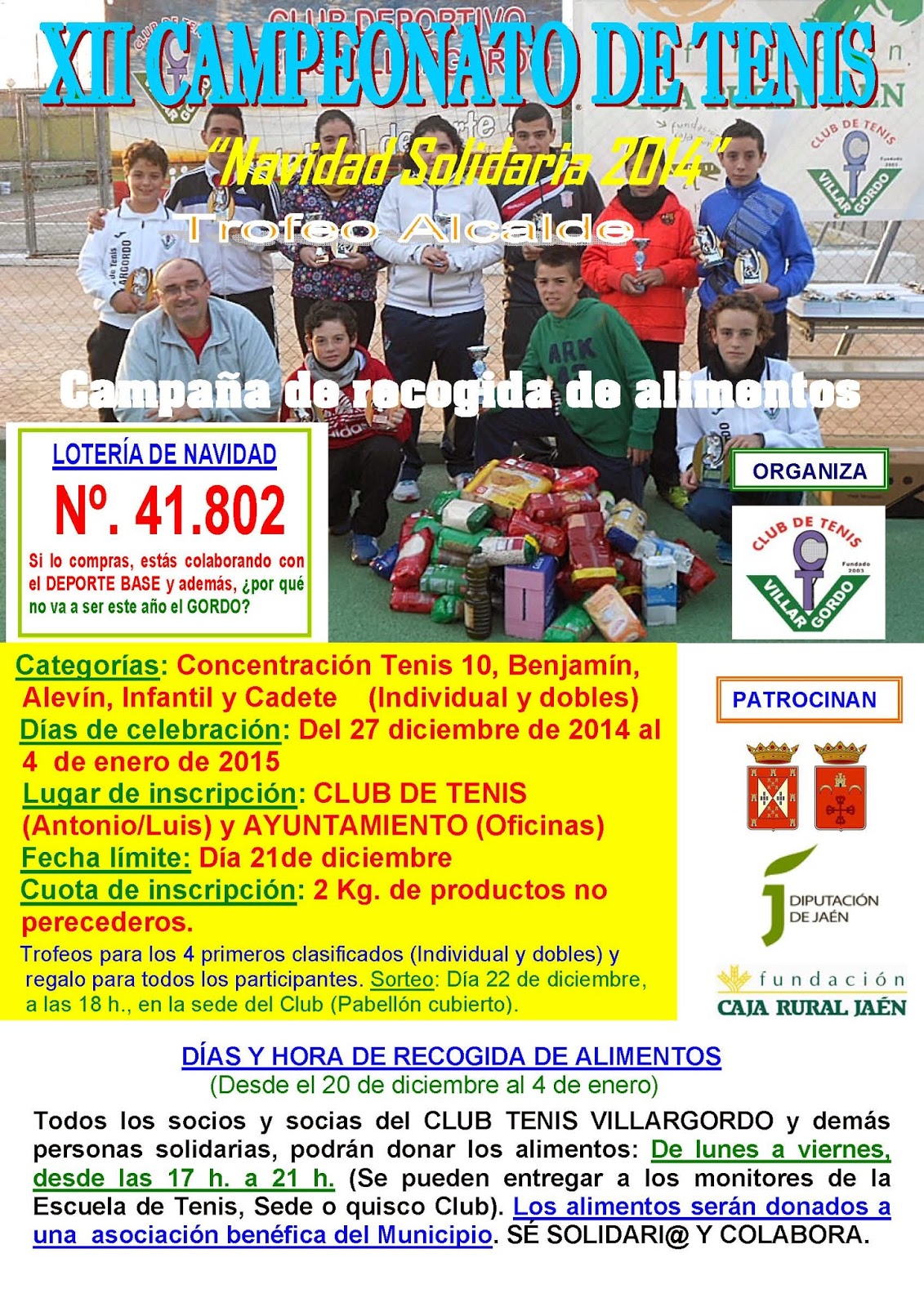 campeonato navidad tenis 2014