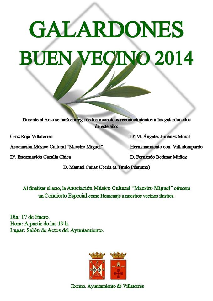 galardones al buen vecino 2015