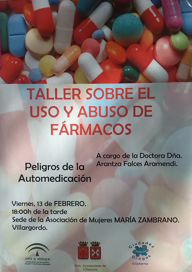 taller de uso y consumo de farmacos