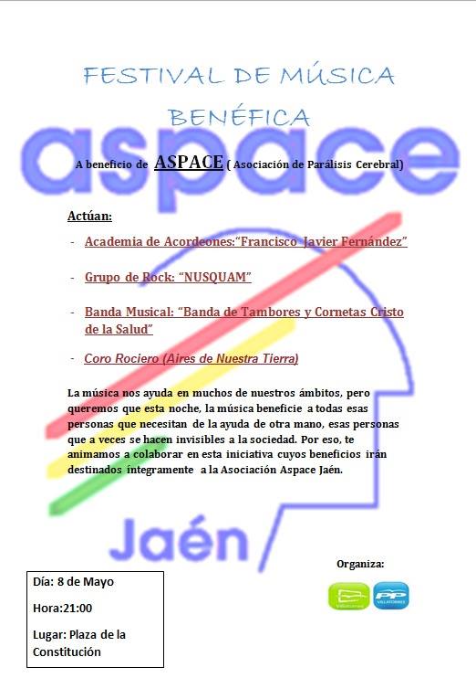 Festival de Música a beneficio de ASPACE