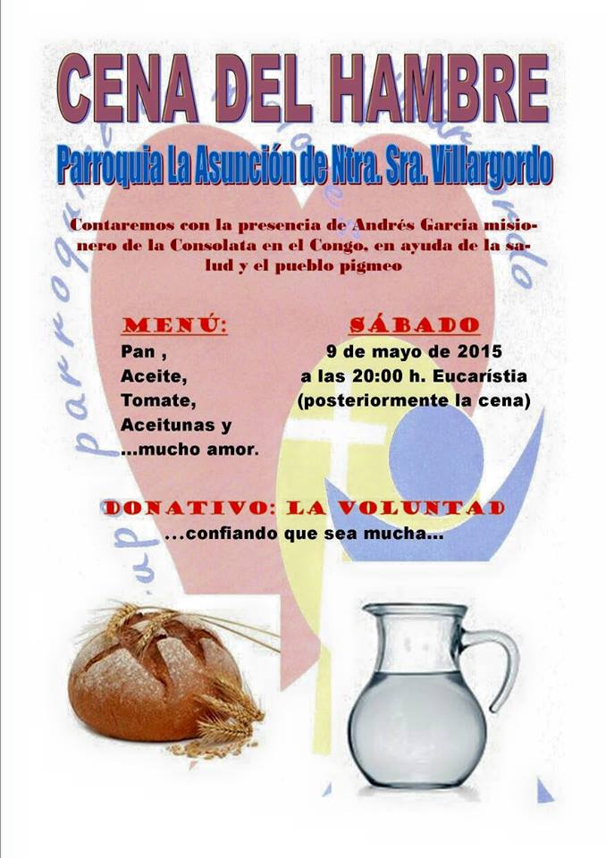 La Parroquia La Asunción de Nuestra Señora organiza la Cena del Hambre