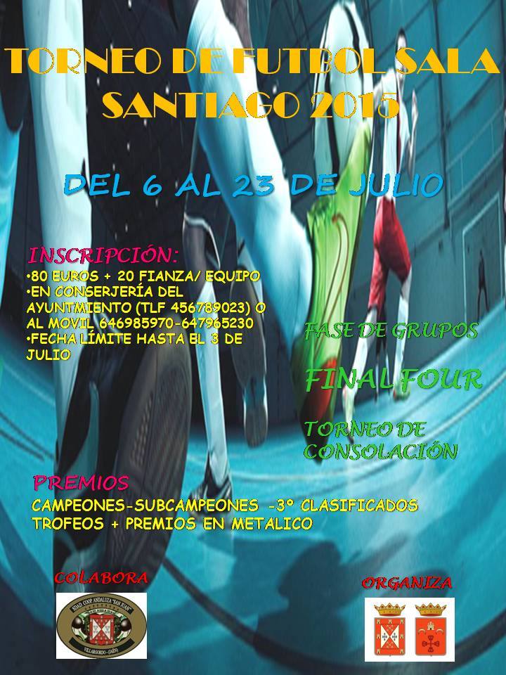 Abierto el Plazo de Inscripción al Torneo de Fútbol Sala Santiago 2015