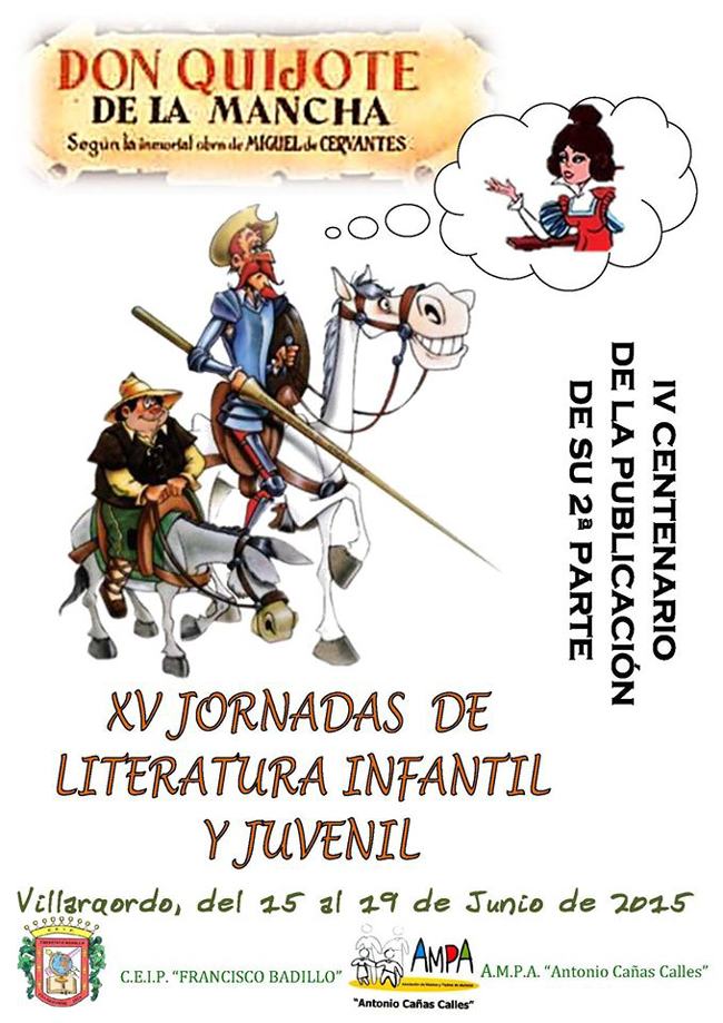 l C.E.I.P Francisco Badillo y el A.M.P.A Antonio Cañas Calles organizan las XV Jornadas de Literatura Infantil y Juvenil 