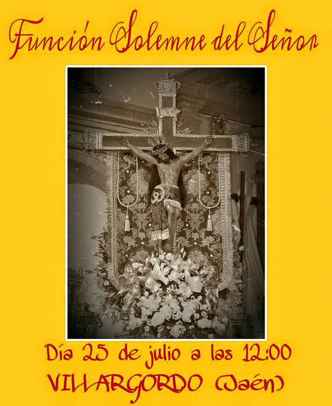 Función Solemne del Señor el 25 de Julio