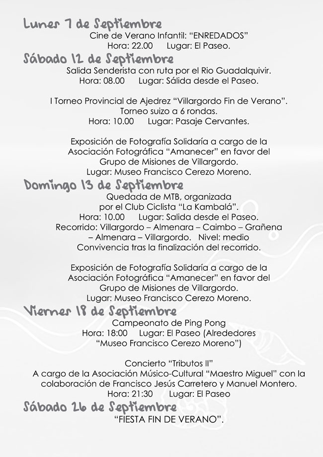 Actividades Fin de Verano 2015 página 2