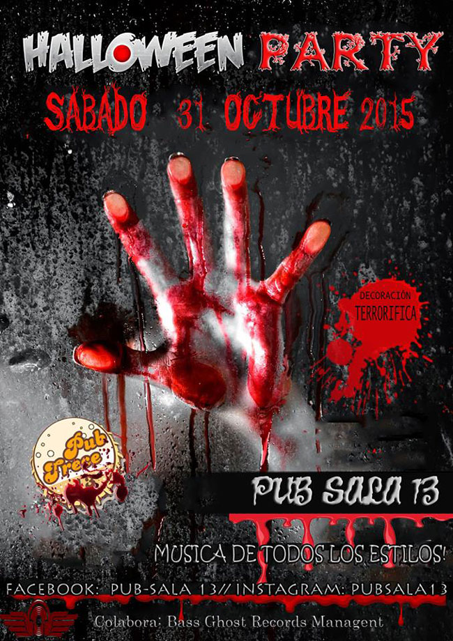 Halloween Party en Pub Sala 13