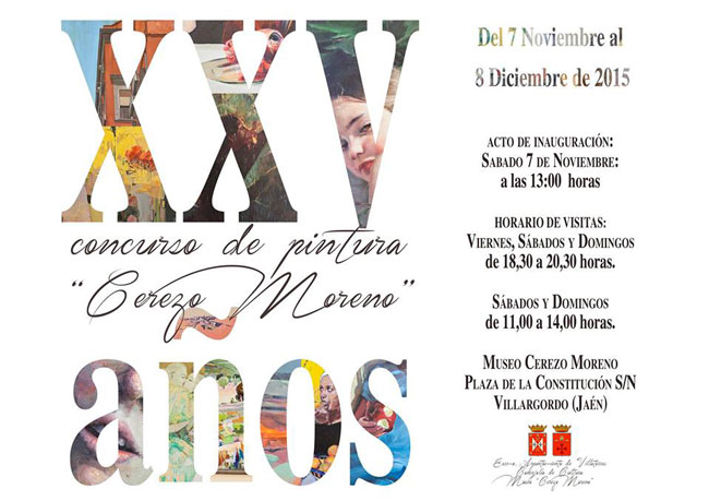 Exposición XXV años concurso de pintura Cerezo Moreno