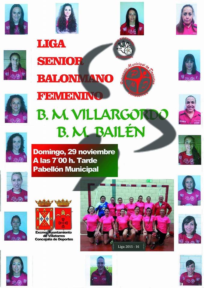 Partido de Balonmano: B.M. Villargordo - B.M. Bailén