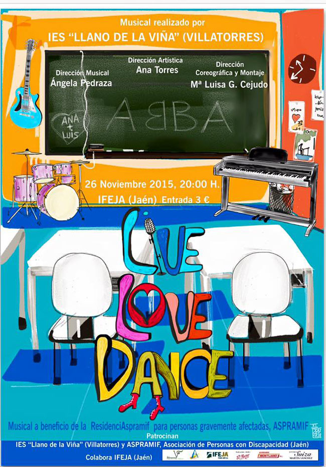 El I.E.S Llano de la Viña realizará el Musical: Live Love Dance 
