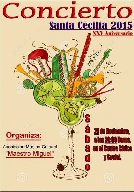 Concierto de Santa Cecilia a cargo de la Asociación Músico-Cultural Maestro Miguel
