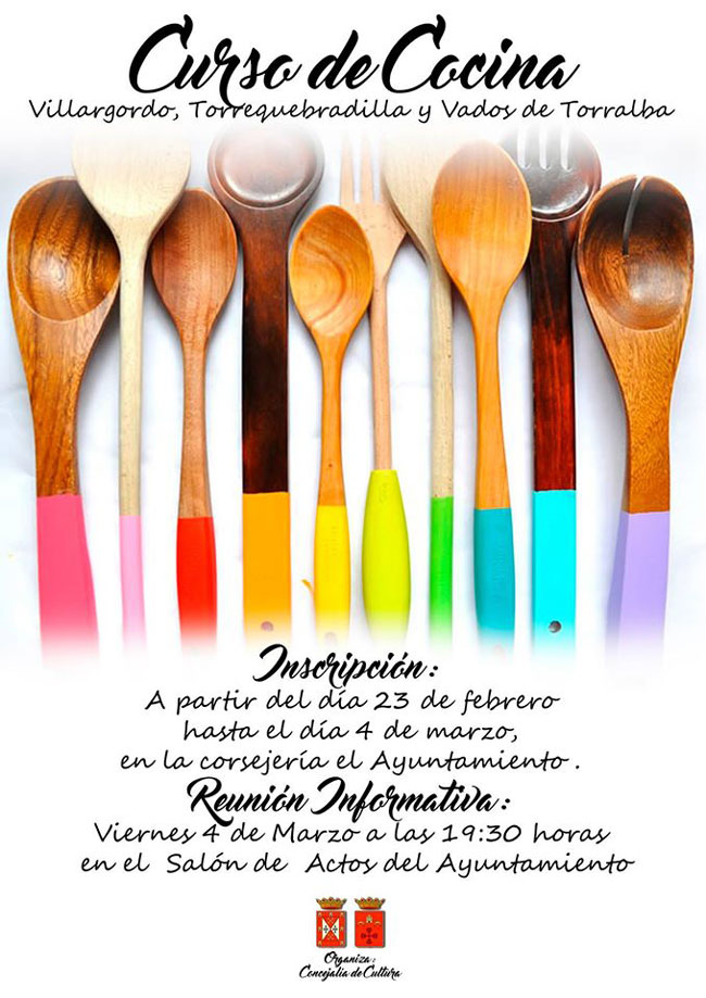 Abierto el Plazo de Inscripción al Curso de Cocina