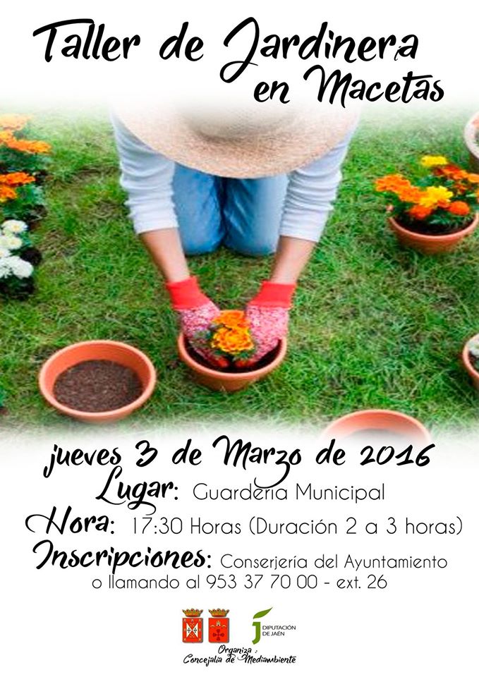 Taller de Jardinera en macetas