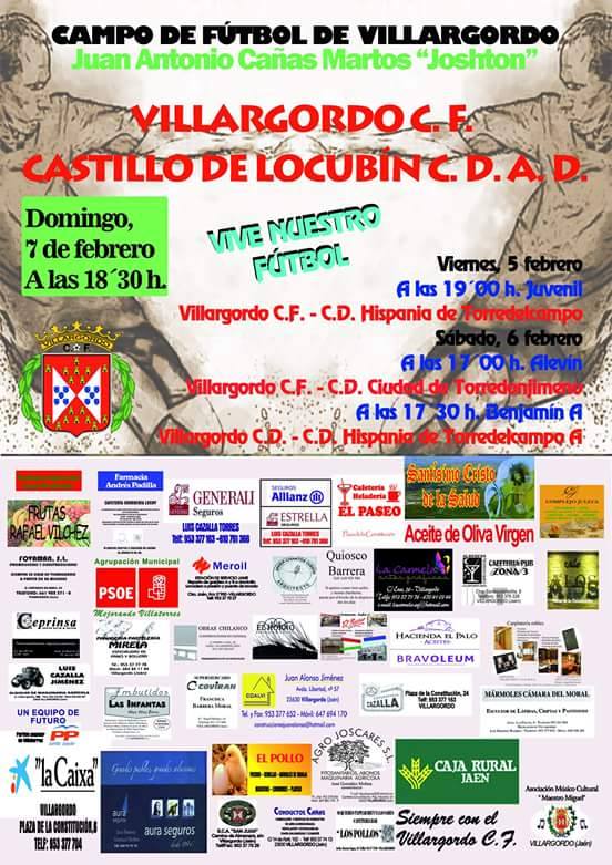 Calendario Fútbol 5-7 Febero