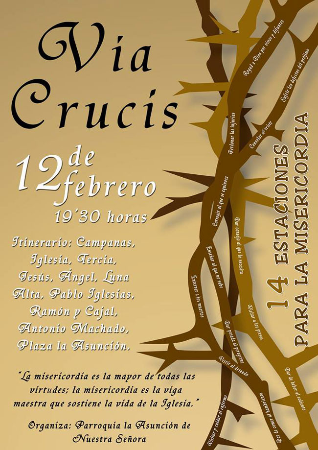 Víacrucis por las calles de la localidad 