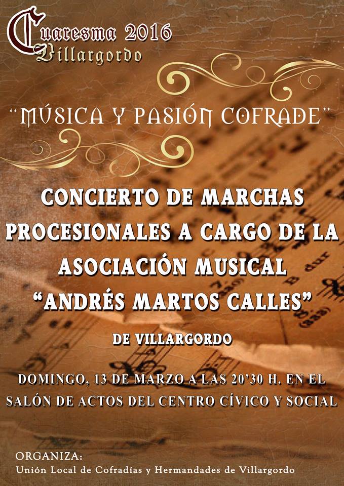 Concierto de Marchas Procesionales