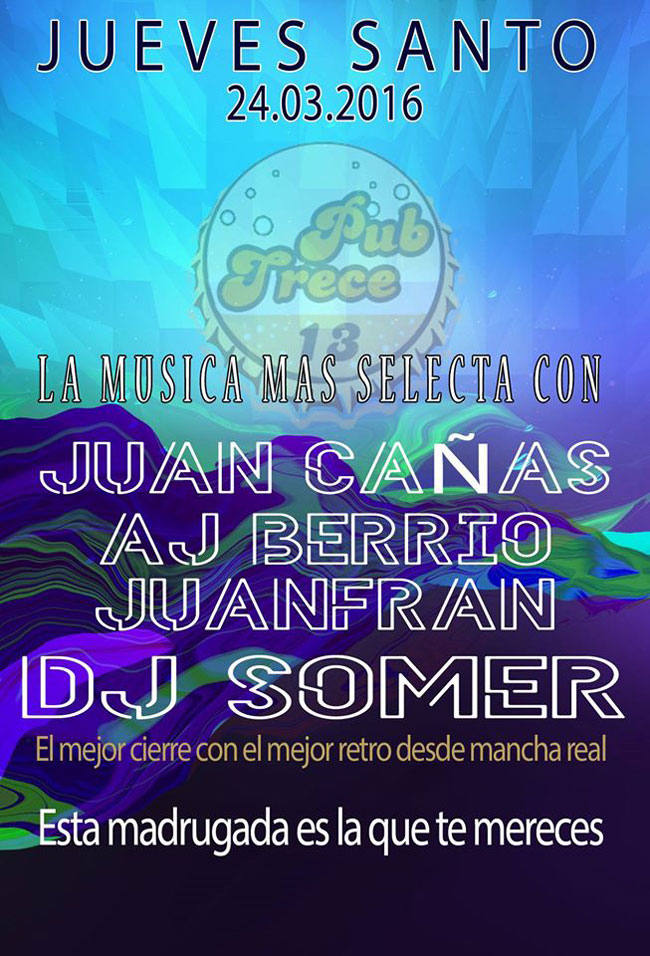 Jueves Santo en Pub Sala 13