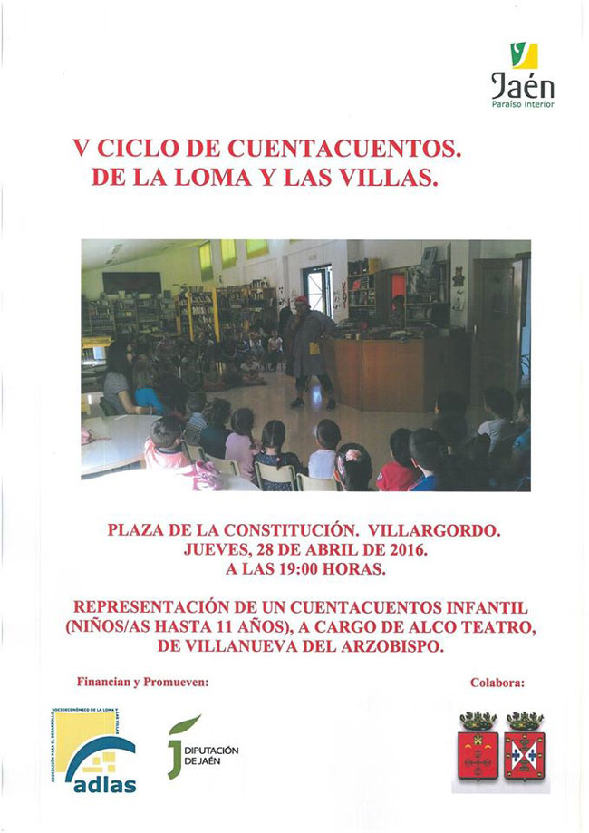 Representación de un Cuentacuentos Infantil