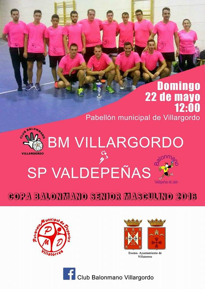El BM Balonmano Villargordo se medirá al SP Valdepeñas el próximo domingo