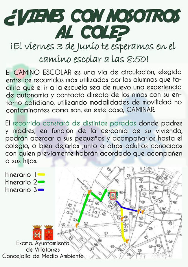 Camino Escolar Viernes 3 de Junio