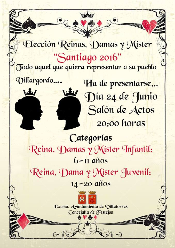 Elección de Reina, Dama y Míster de Santiago 2016