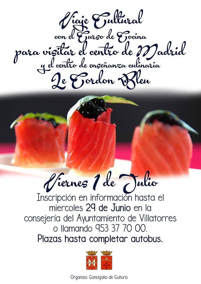 Viaje Cultural al Centro de Enseñanza Culinaria Le Cordon Bleu de Madrid