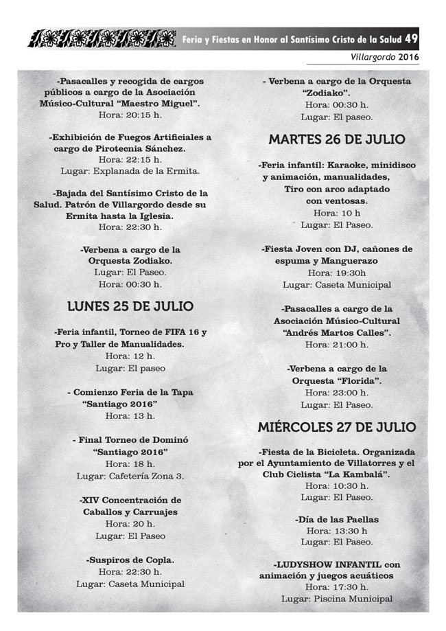Programación Santiago 2016 Página 4