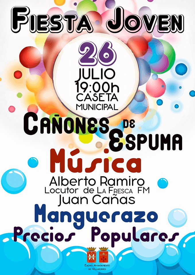 Fiesta Joven el 26 de Julio