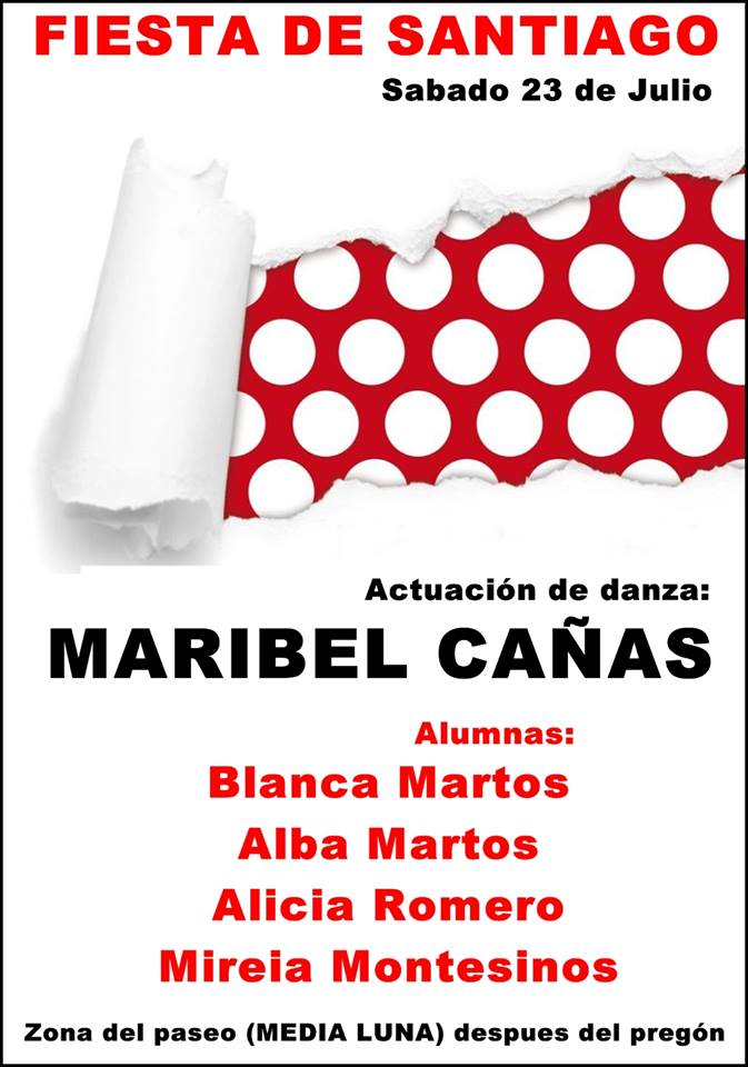 Actuación de danza de Maribel Cañas y sus alumnas