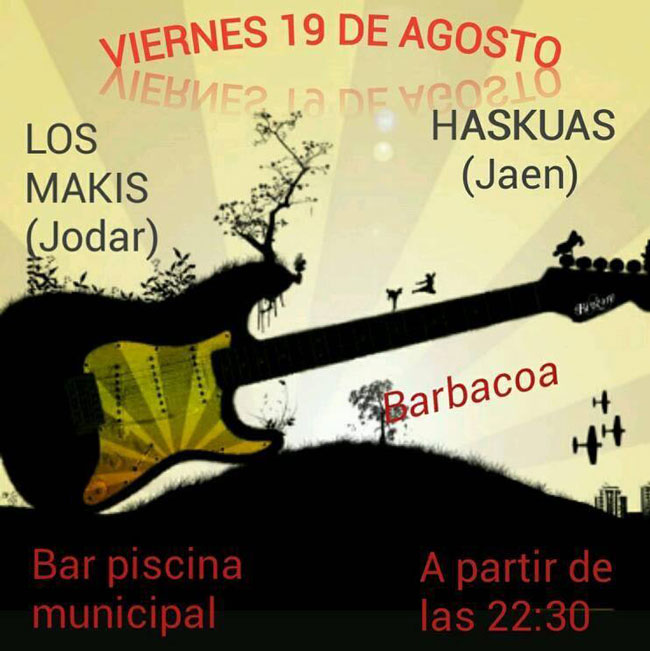 Conciertos y barbacoa en el Bar de la Piscina Municipal