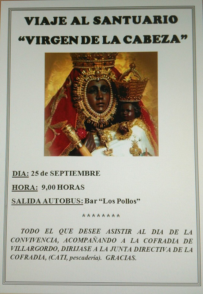 Viaje al Santuario de la Virgen de la Cabeza