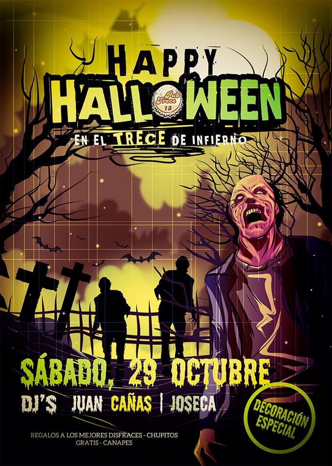 Fiesta de Halloween en Pub 13