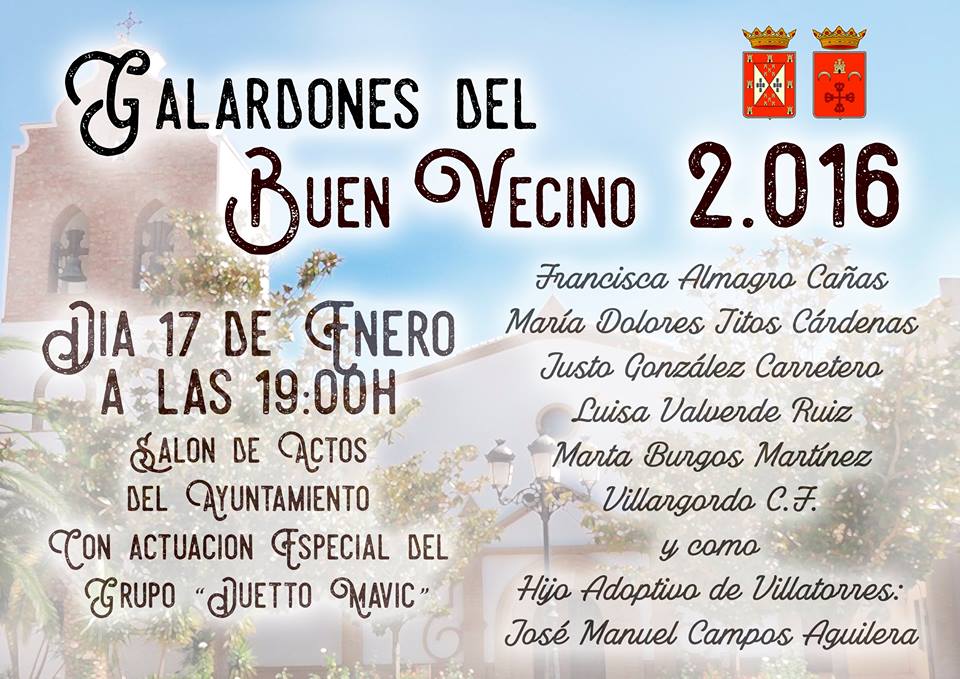 Galardones del Buen Vecino 2016