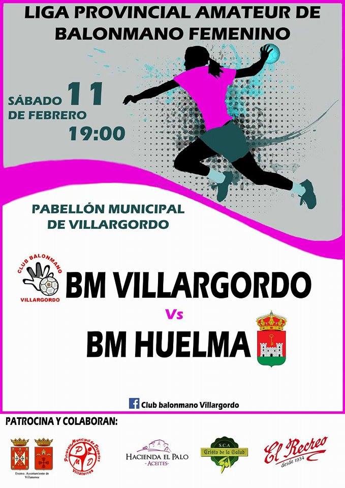 Partido de balonmano: BM Villargordo - BM Huelma