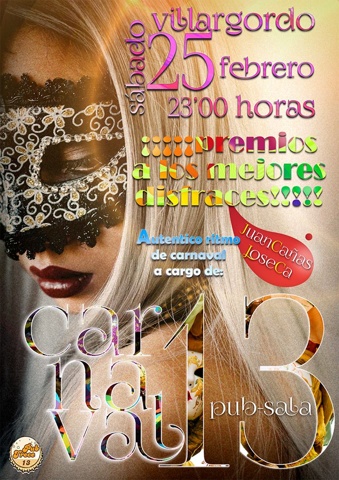 Carnaval en Pub Sala 13