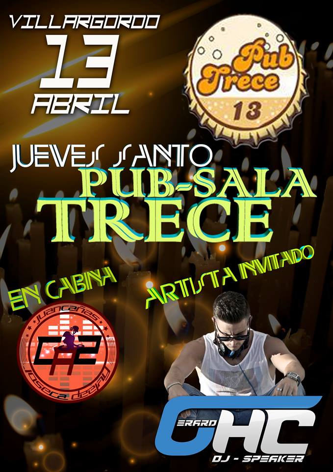 Fiesta en Pub 13 con artista invitado