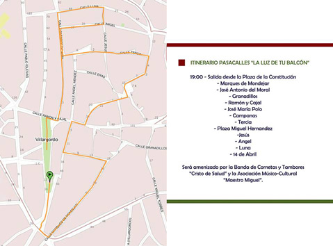 Programa de actividades II Encuentros Artísticos de Primavera