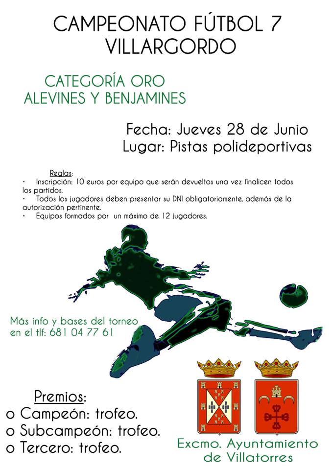 Campeonato de Futbol 7 Villargordo 2017