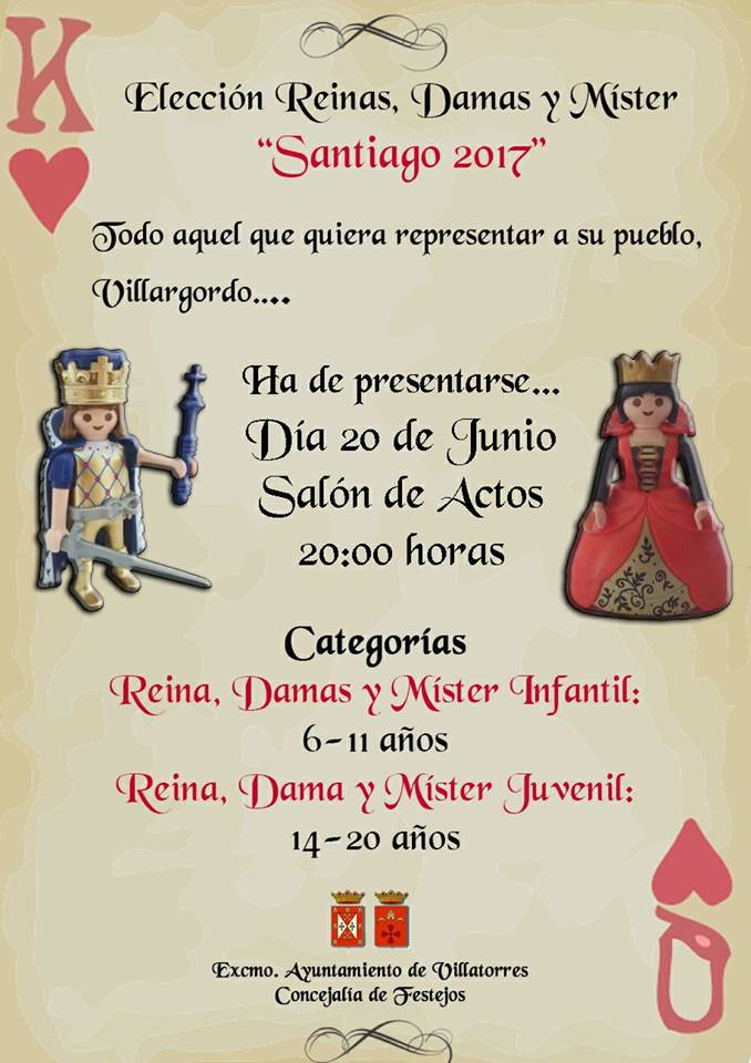 Elección Reinas, damas y míster Santiago 2017