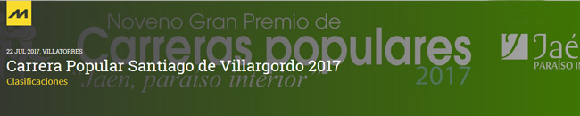 Resultados Carrera Popular Santiago 2017