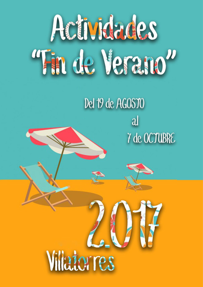 Programa Actividades Fin de Verano 2017
